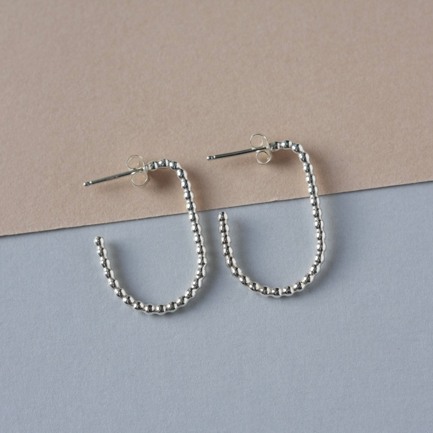 Oval Hoop Earrings
