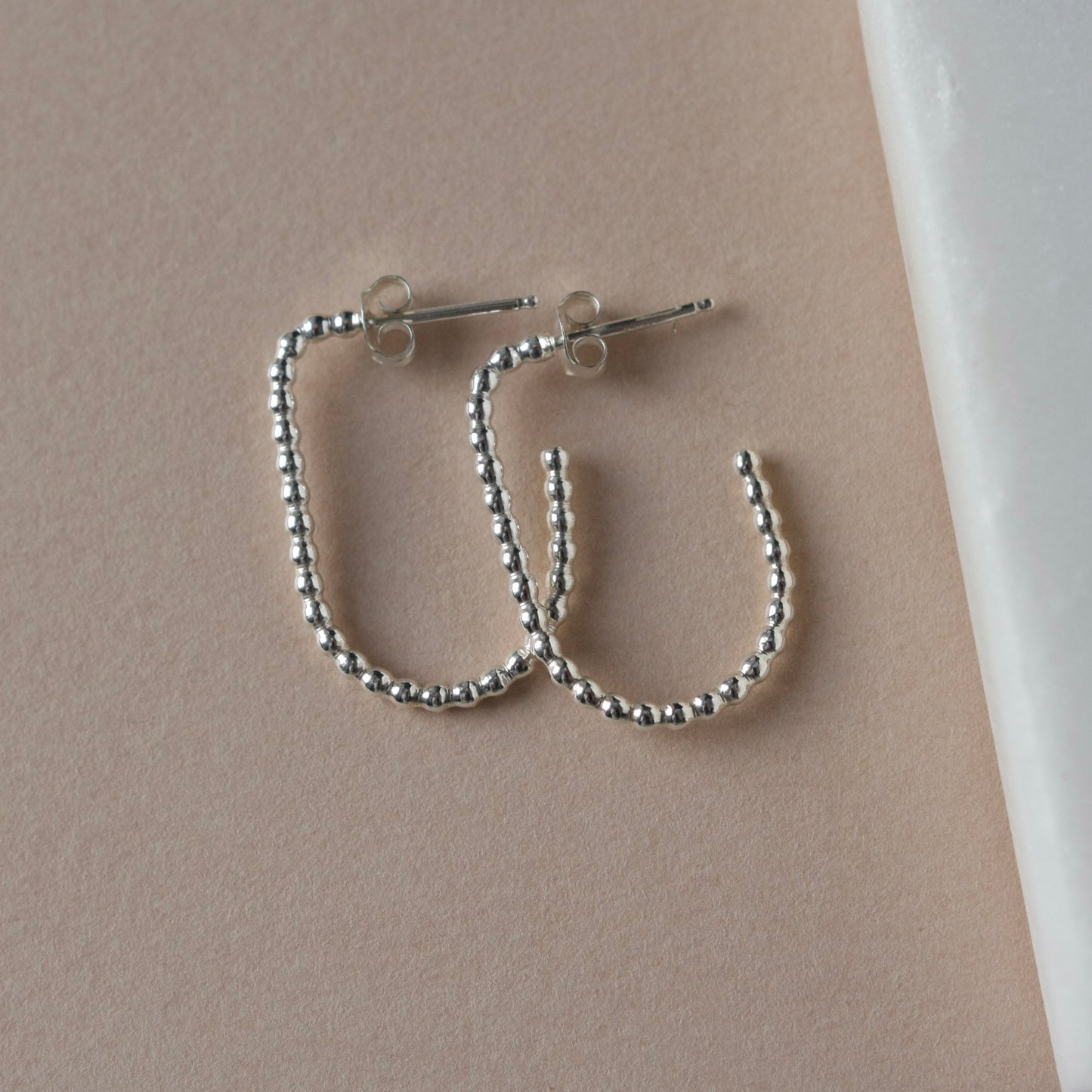 Oval Hoop Earrings