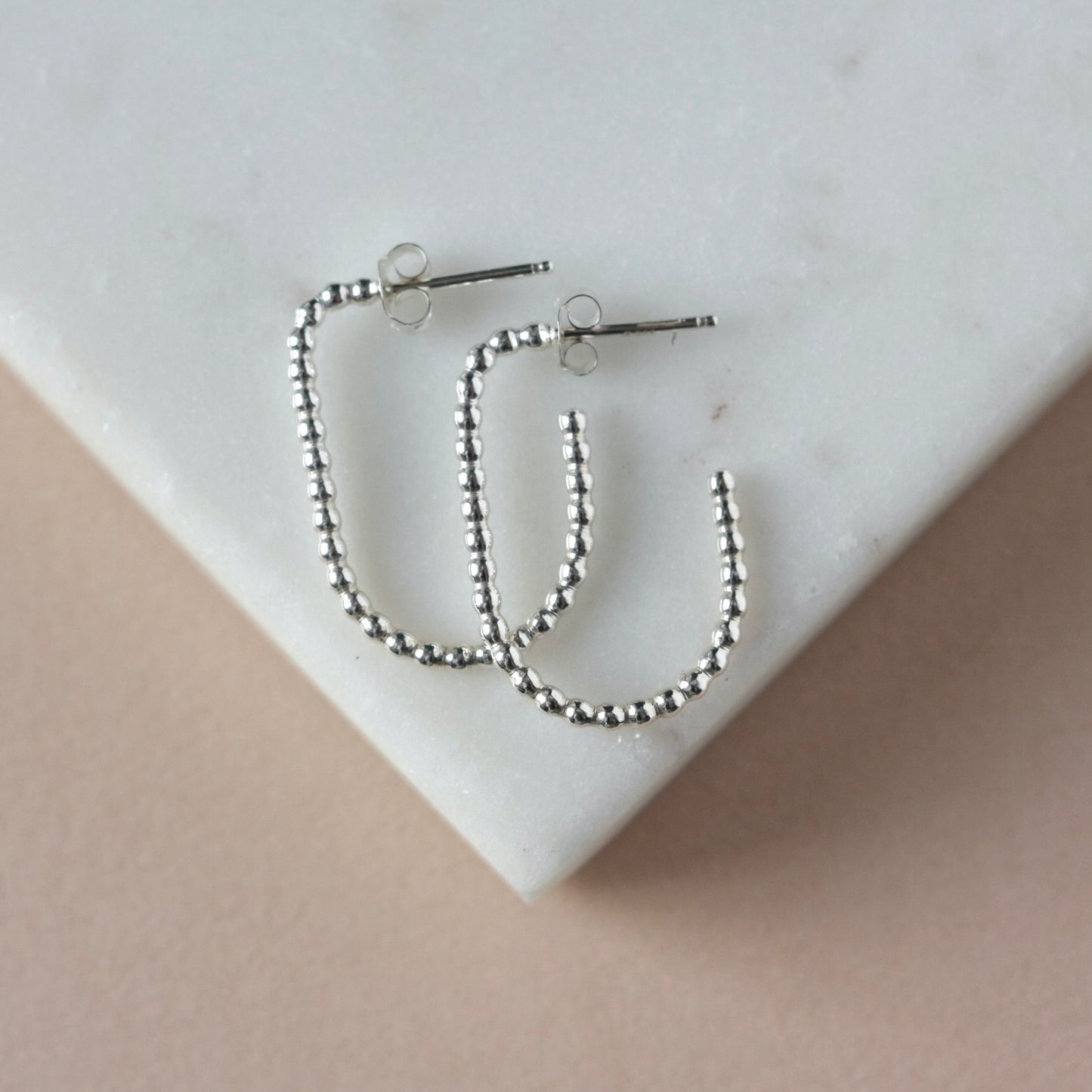 Oval Hoop Earrings