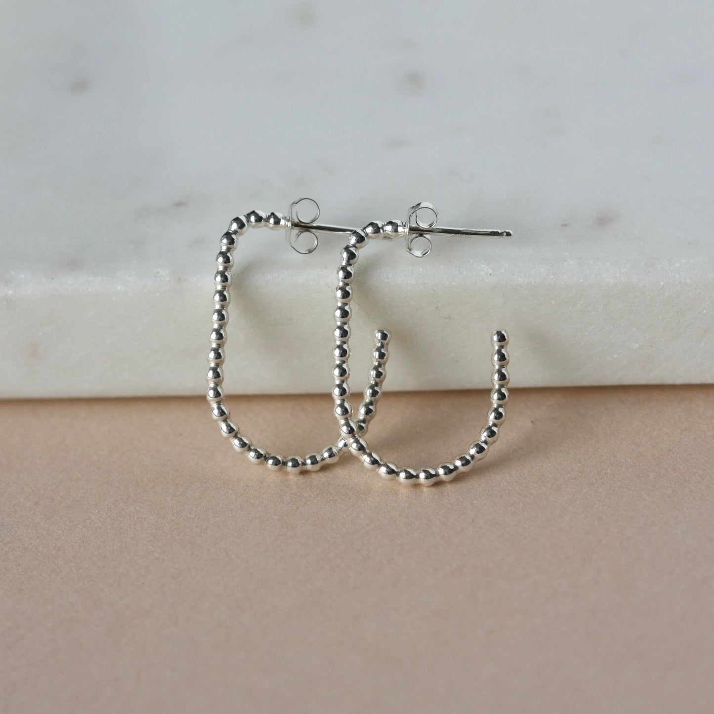 Oval Hoop Earrings
