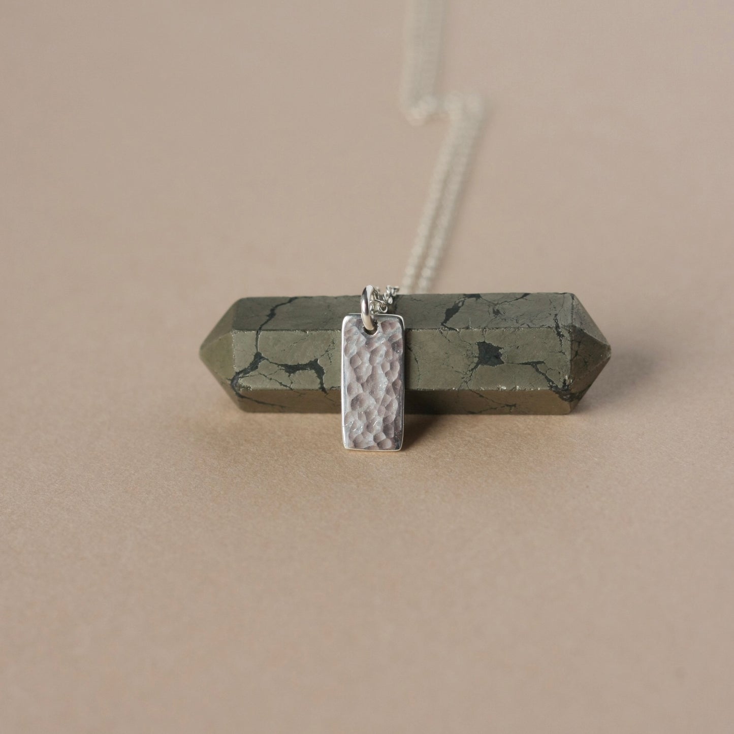 Sterling Silver Small Bar Necklace