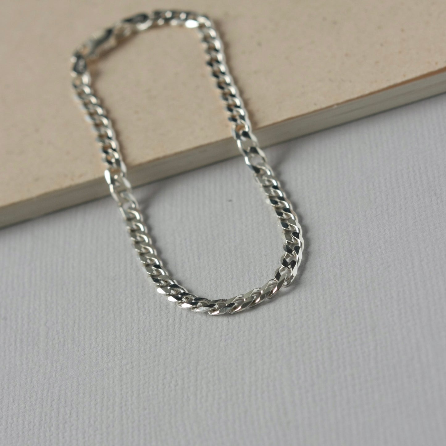 Sterling Silver Curb Chain Bracelet