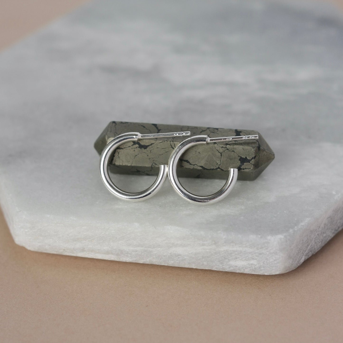 Small Sterling Silver Everyday Hoop Earrings