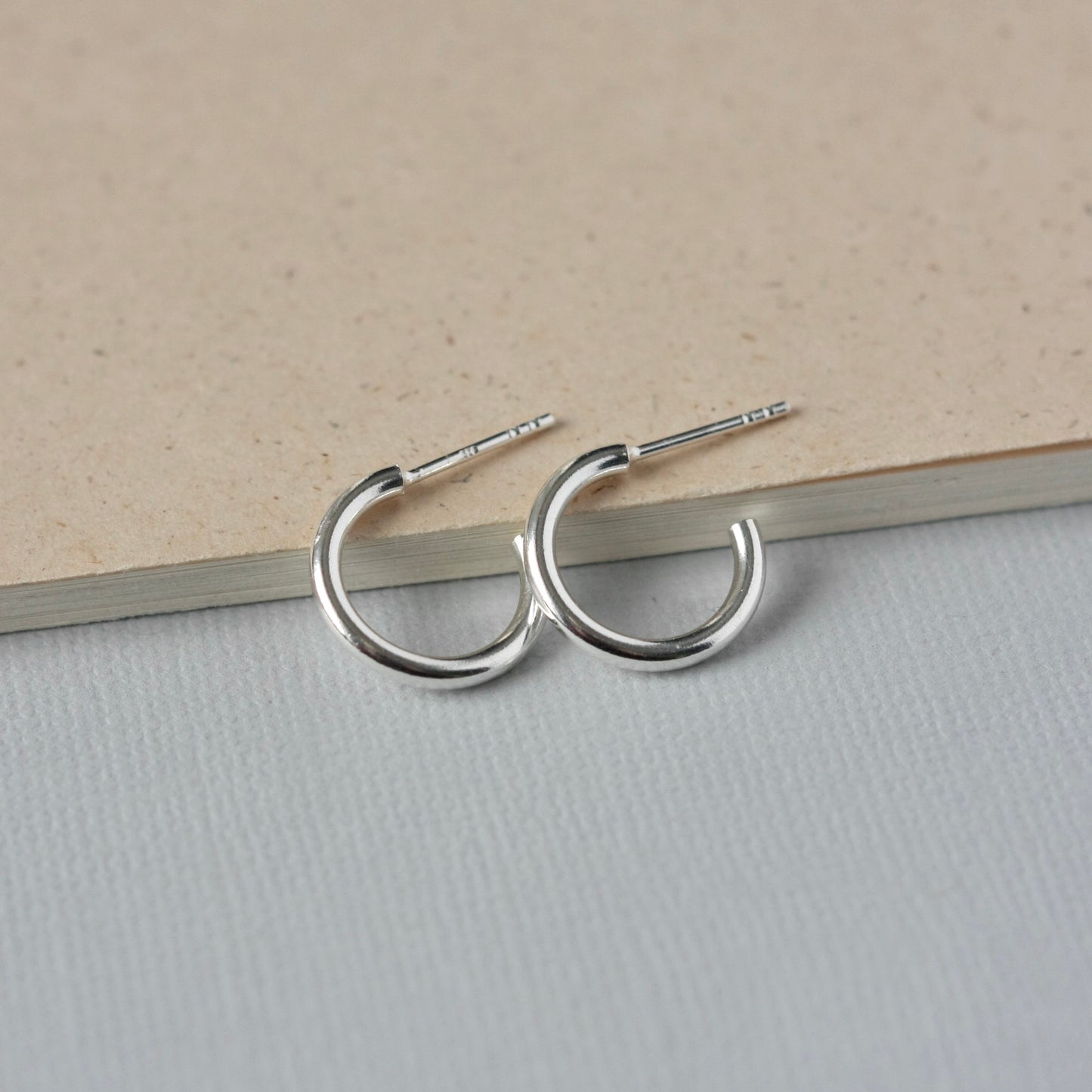 Small Sterling Silver Everyday Hoop Earrings