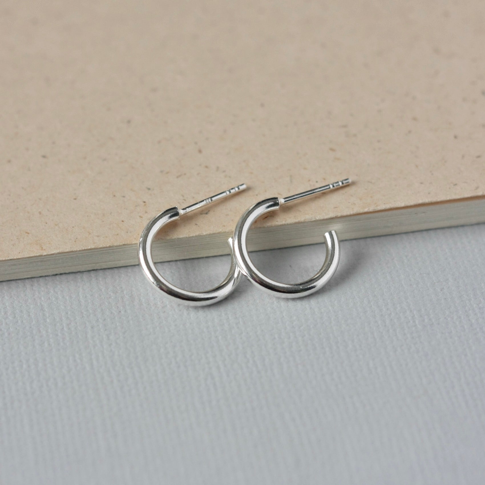 Small Sterling Silver Everyday Hoop Earrings