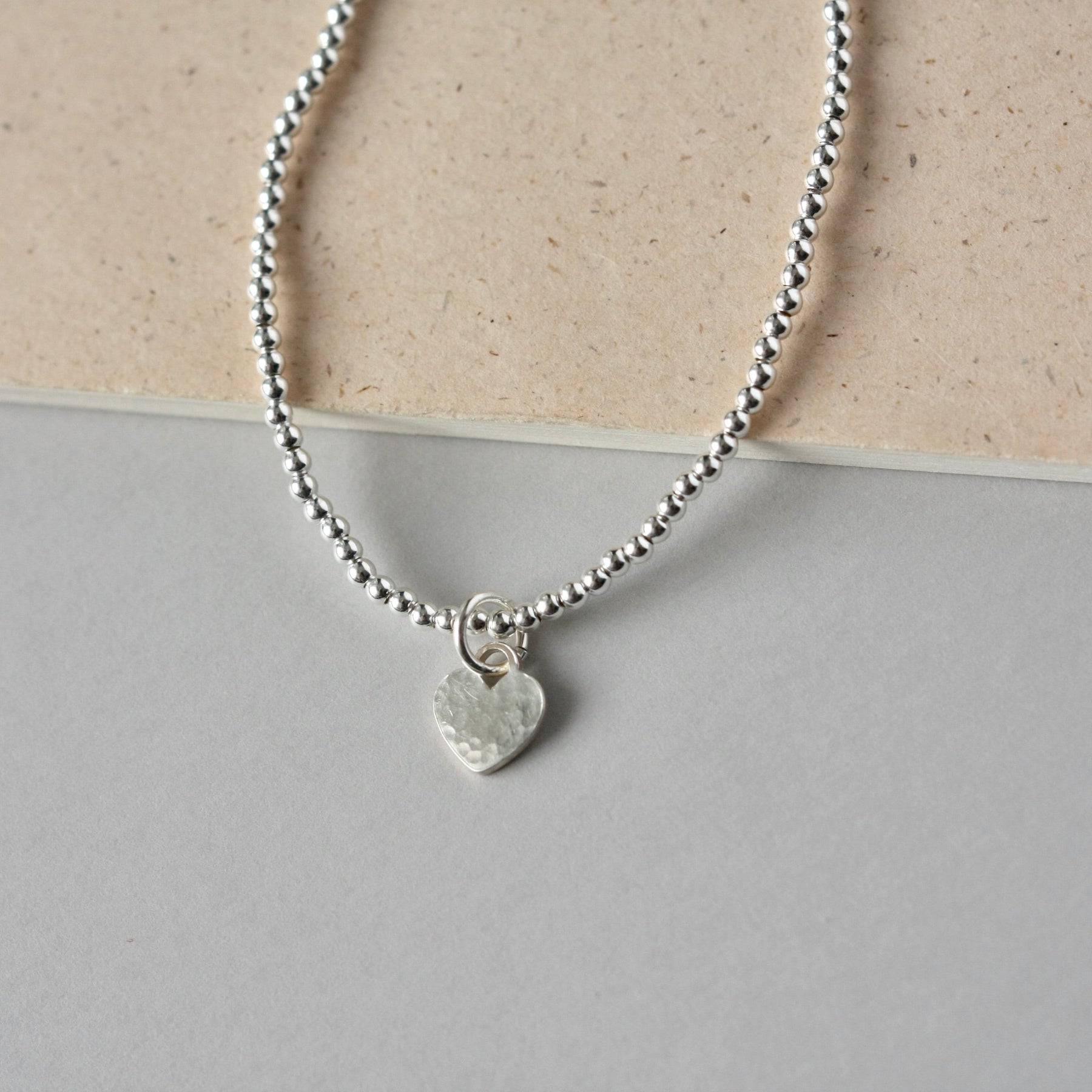 Sterling Silver Beaded Bracelet