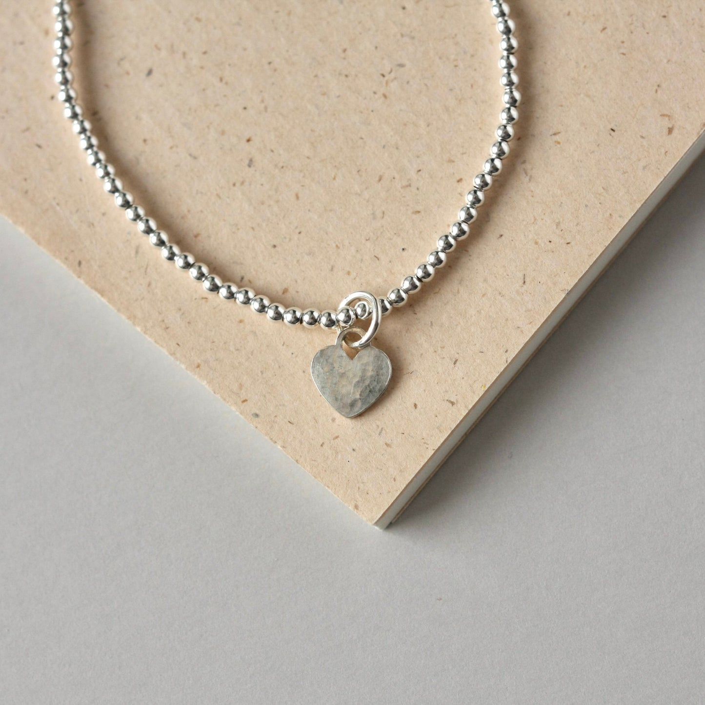 Sterling Silver Beaded Bracelet