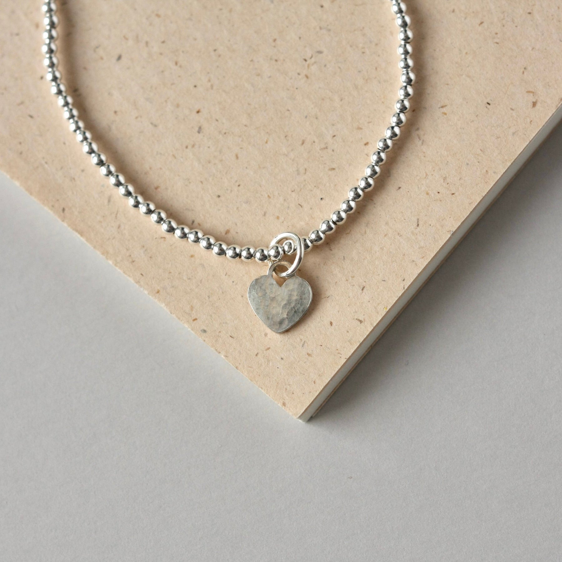 Sterling Silver Beaded Bracelet