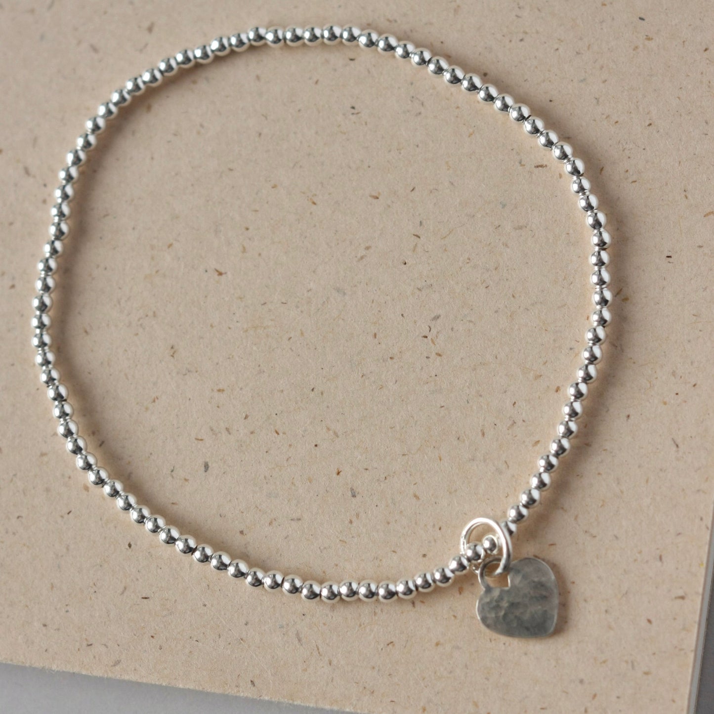 Sterling Silver Beaded Bracelet