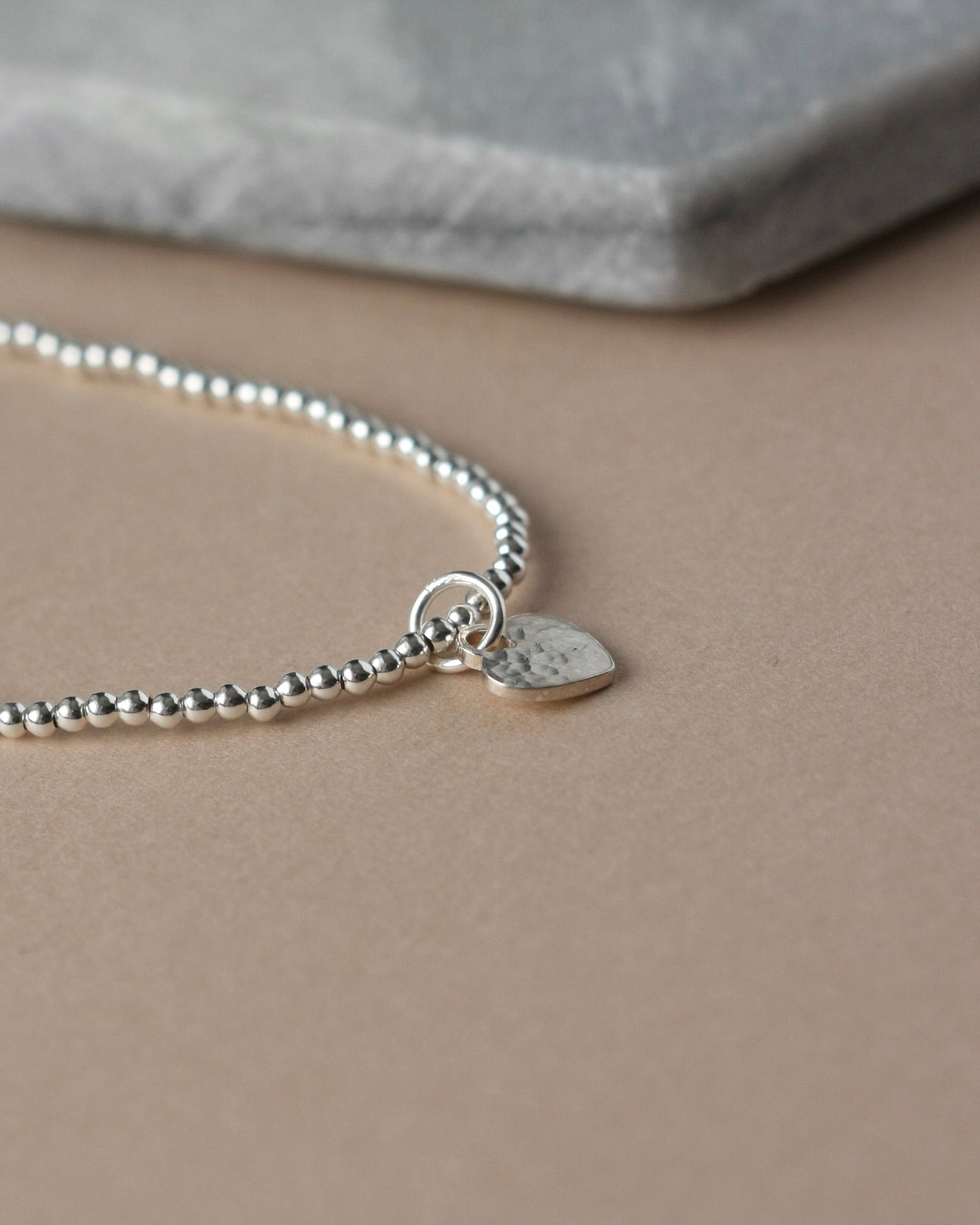 Sterling Silver Beaded Bracelet