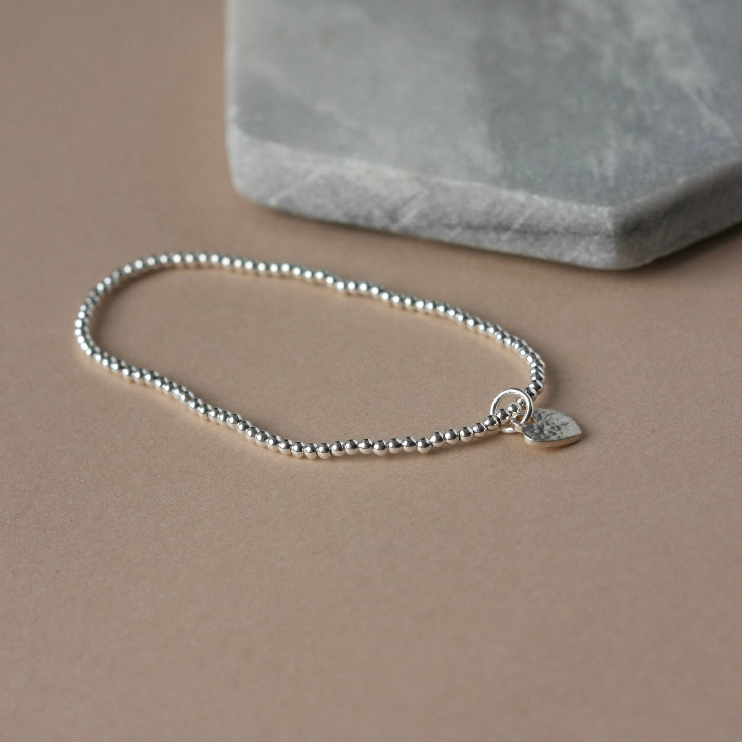 Sterling Silver Beaded Bracelet