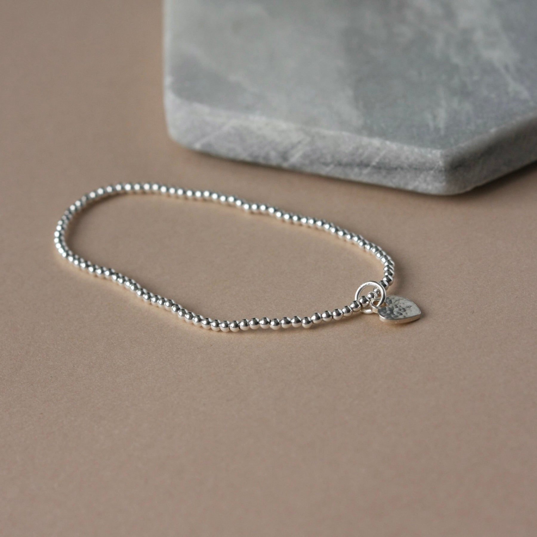 Sterling Silver Beaded Bracelet