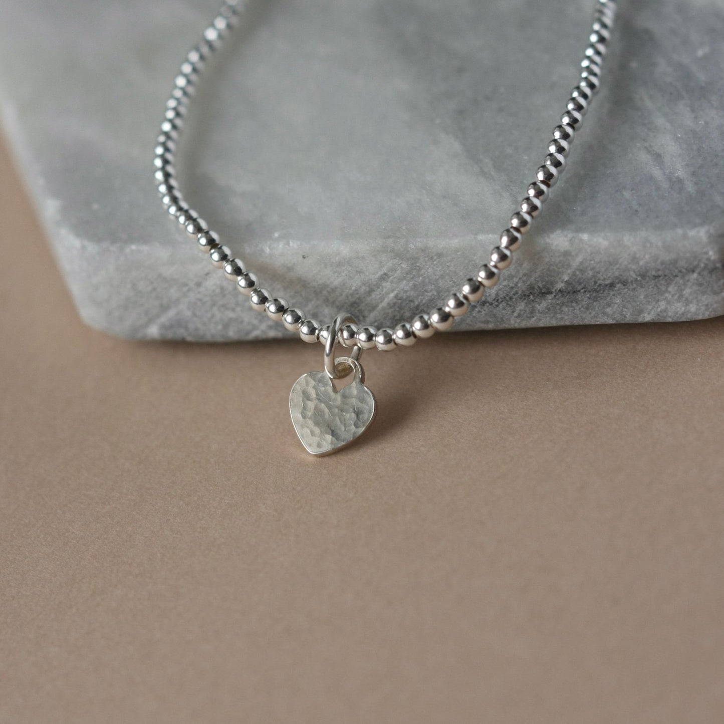 Sterling Silver Beaded Bracelet