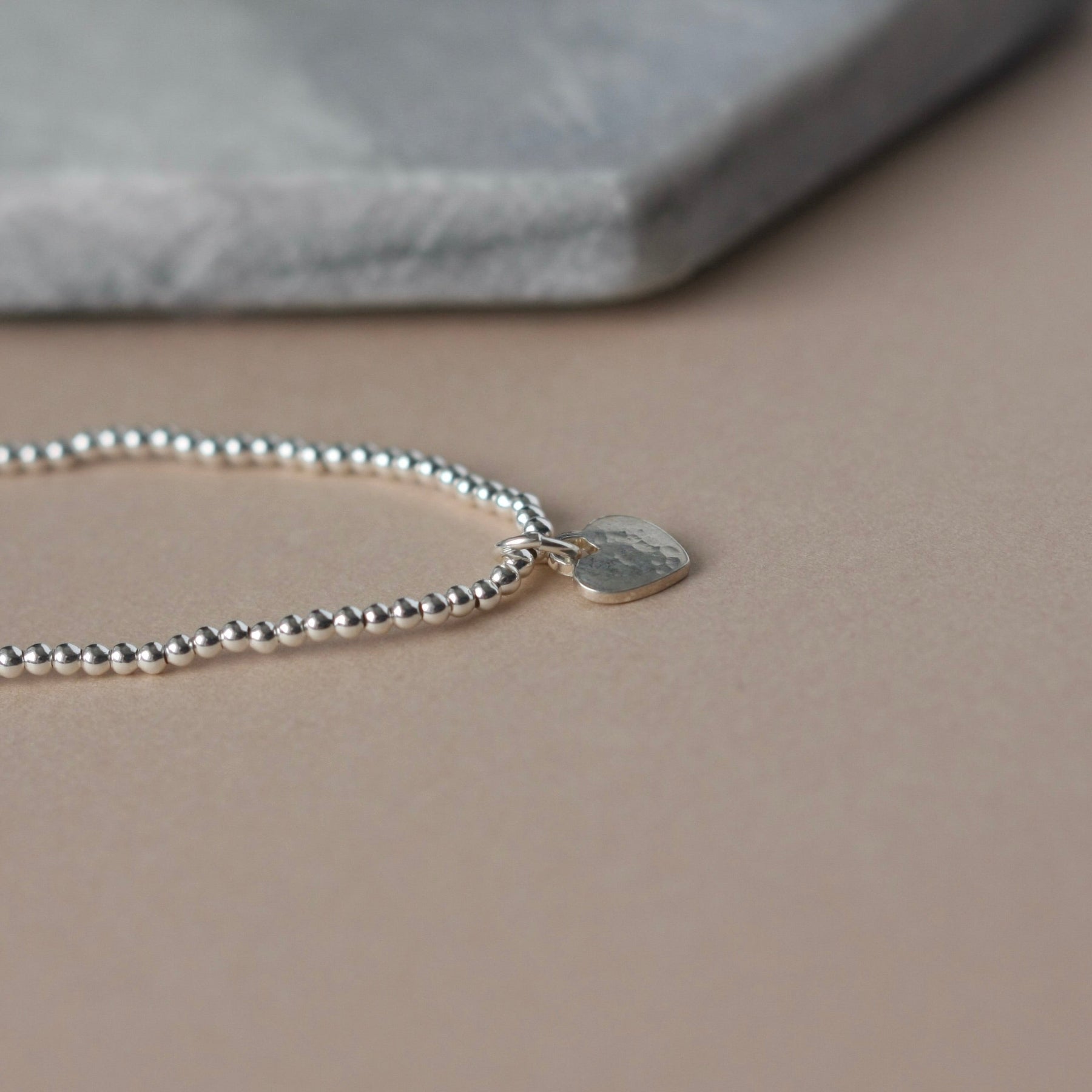 Sterling Silver Beaded Bracelet