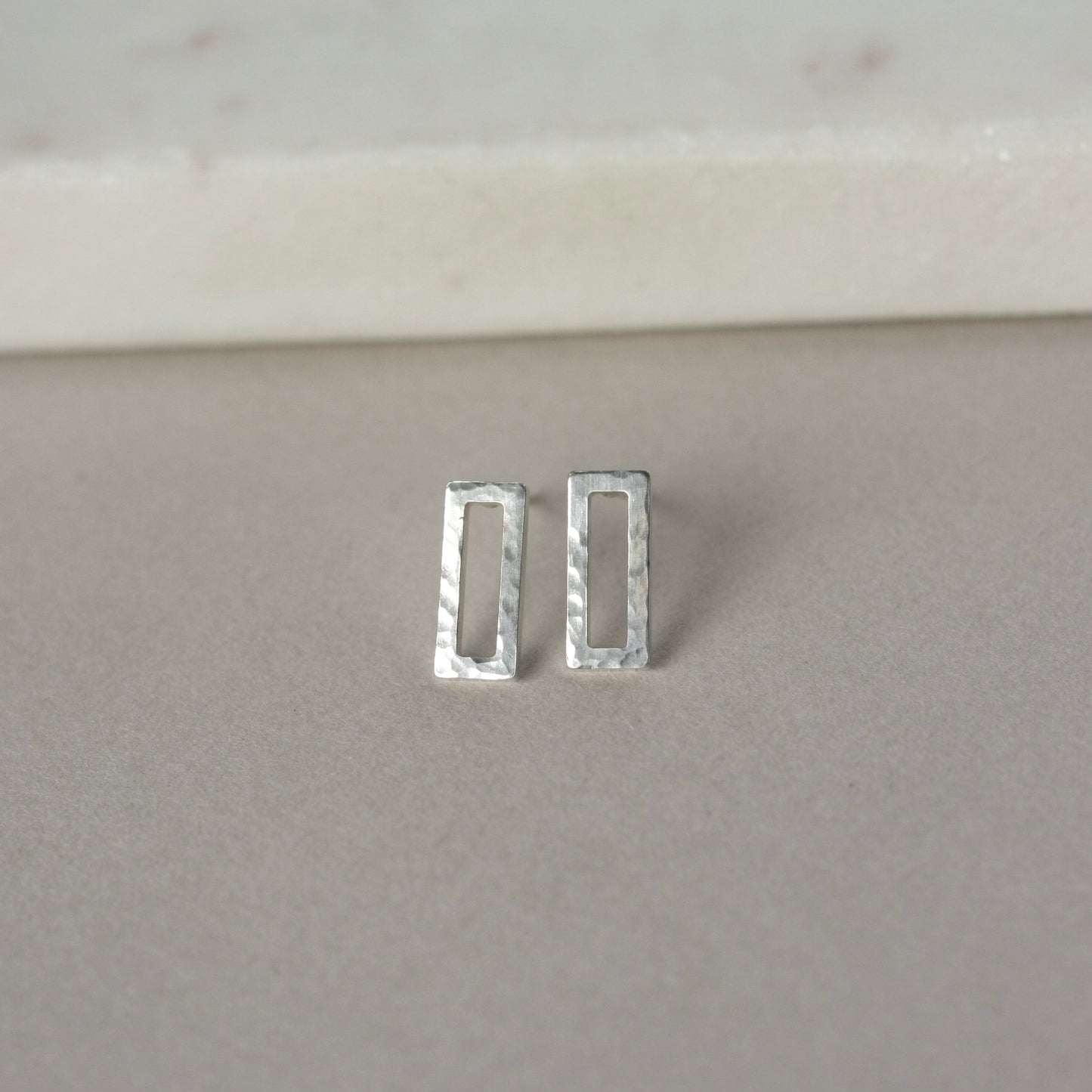 Small Sterling Silver Geometric Studs