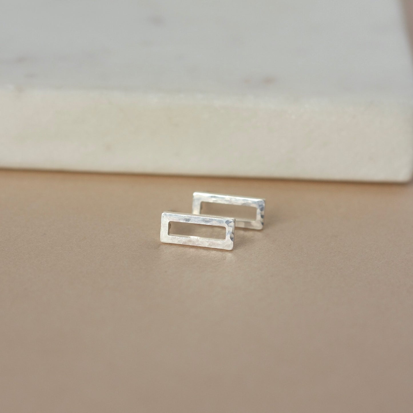 Small Sterling Silver Geometric Studs