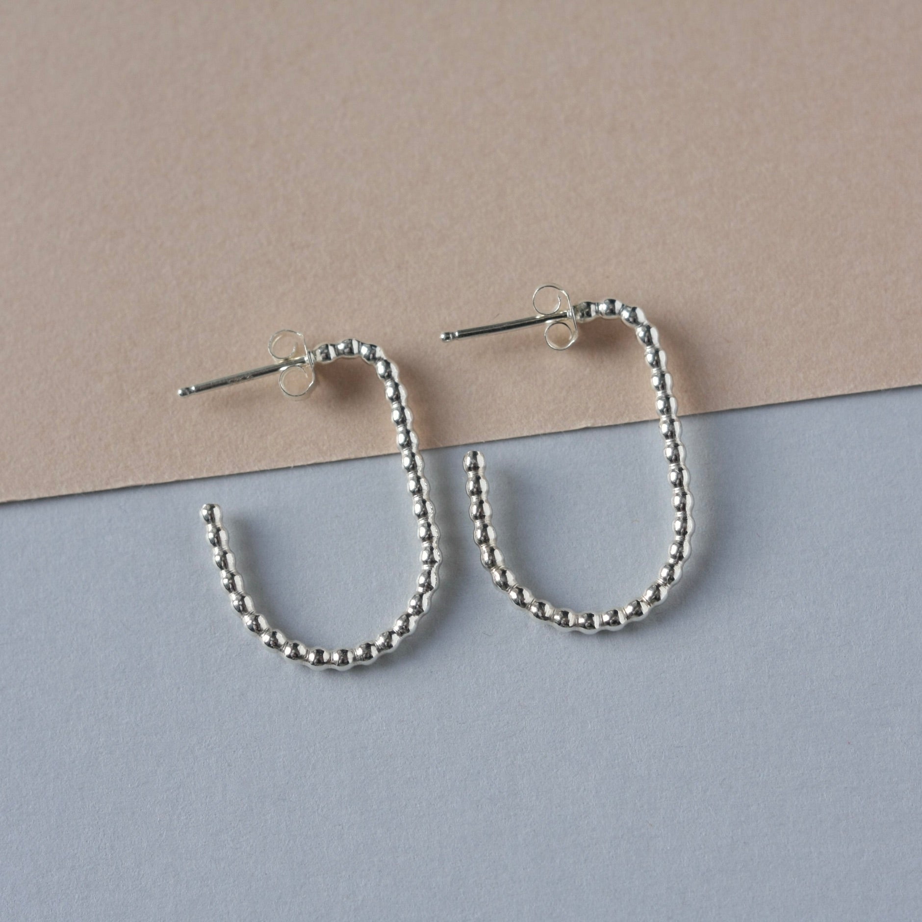 Oval Hoop Earrings