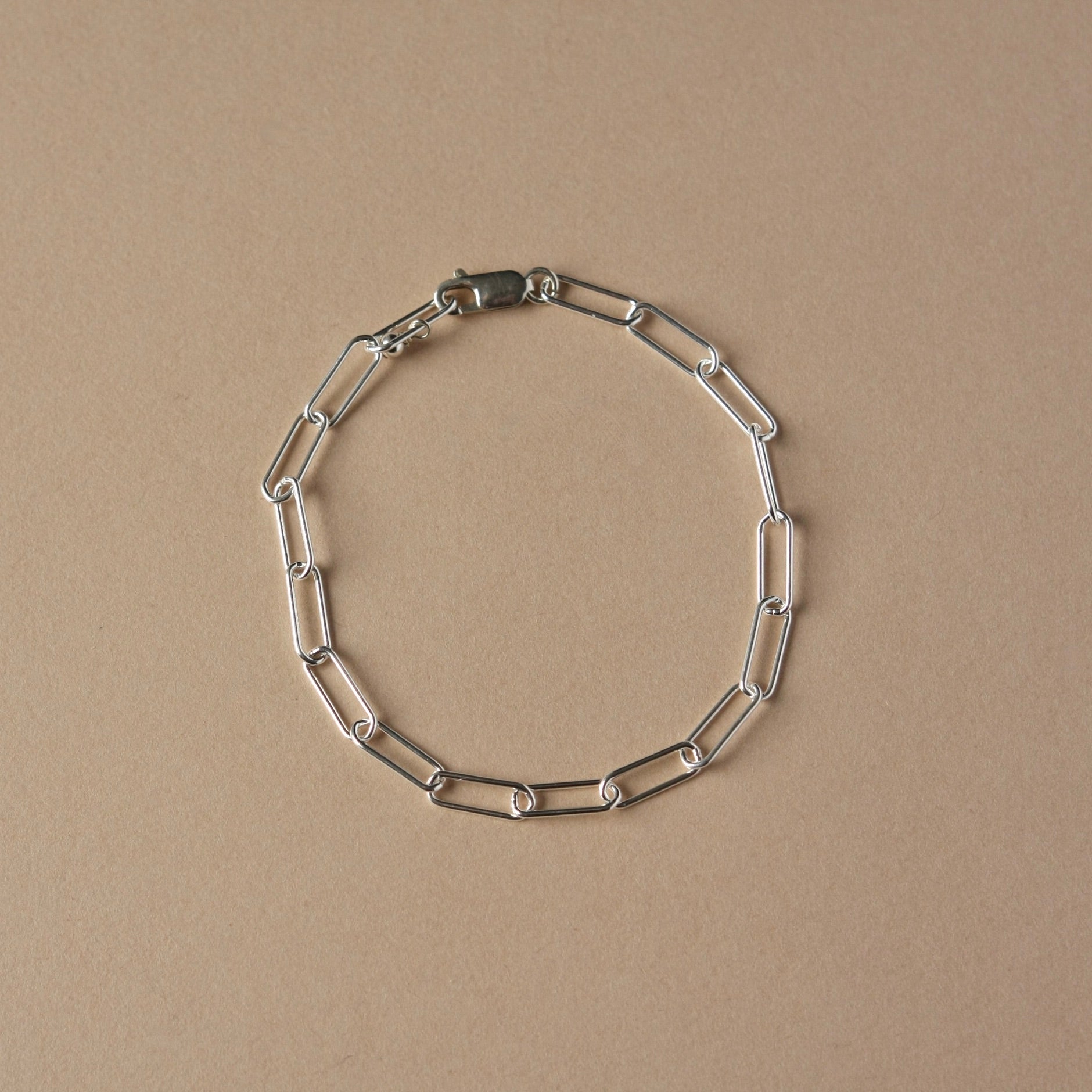 Chunky Paper Clip Chain Bracelet