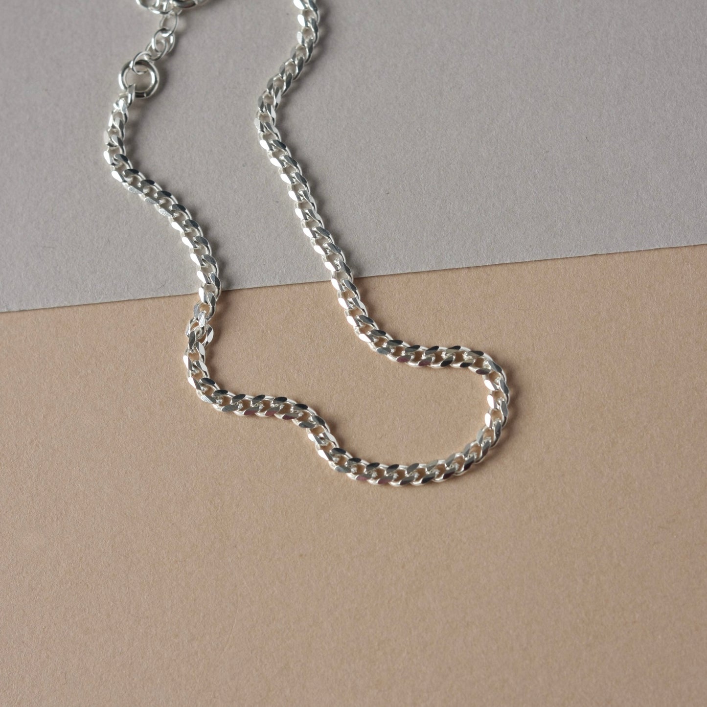 Sterling Silver Curb Chain Bracelet