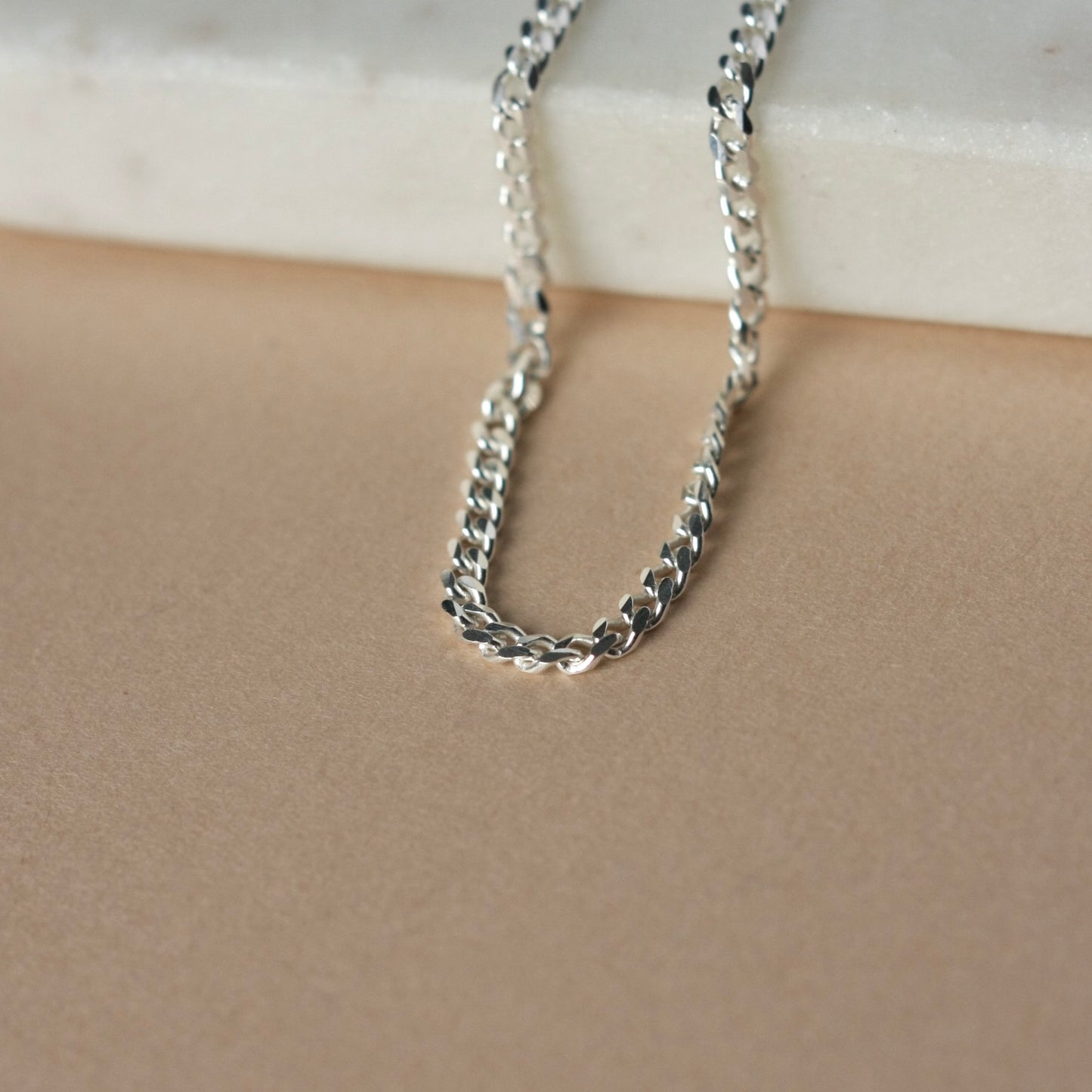 Sterling Silver Curb Chain Bracelet