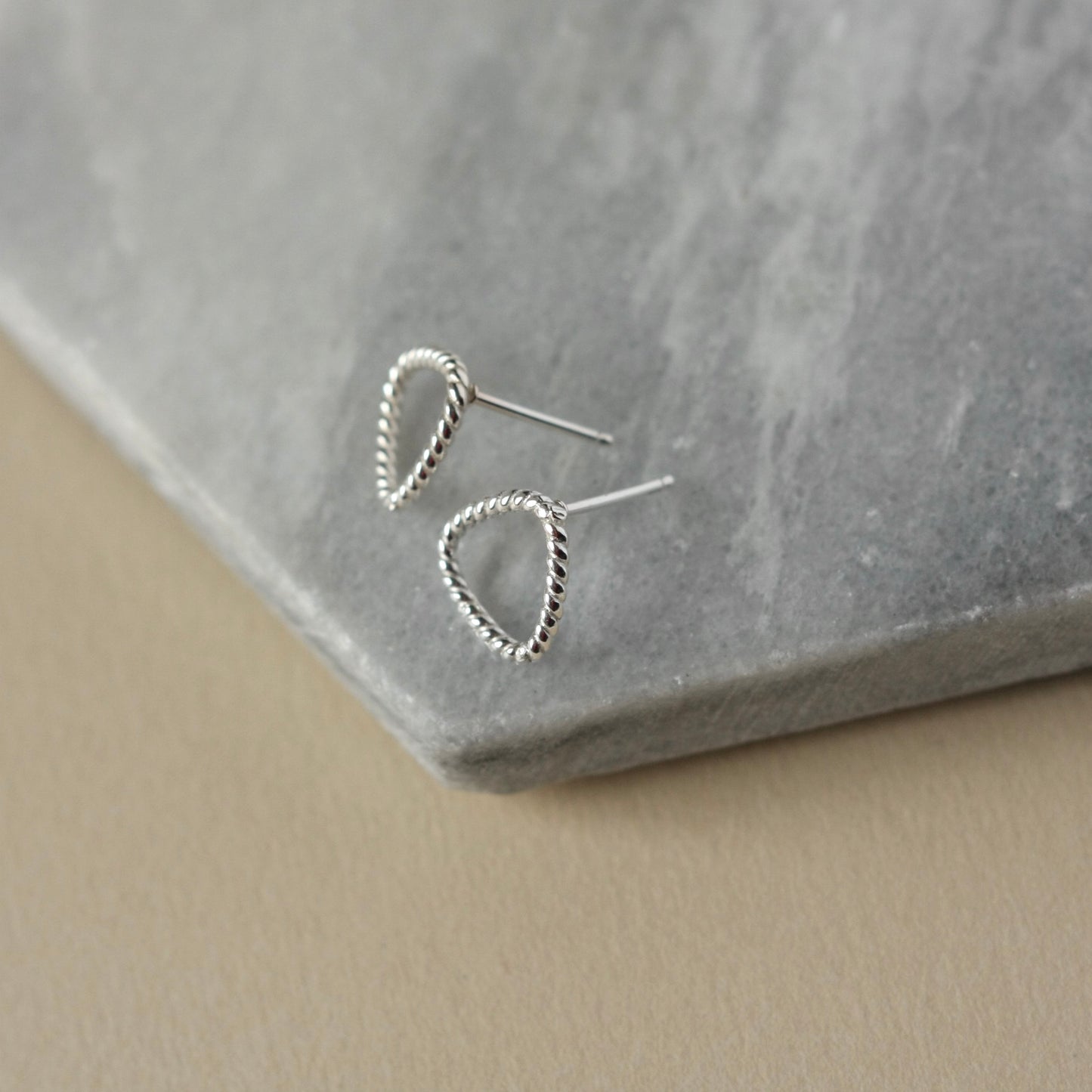 Sterling Silver Geometric Studs