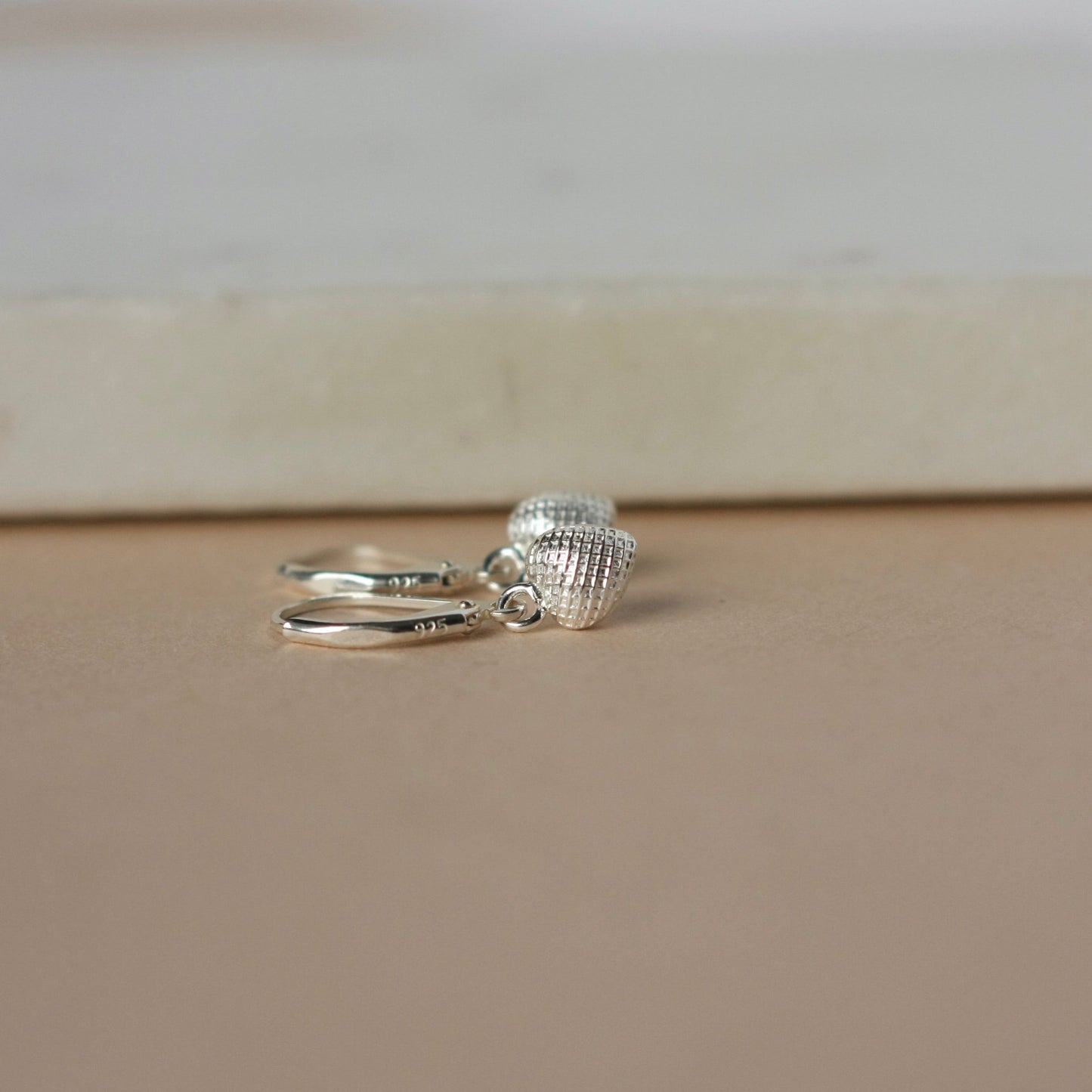 Sterling Silver Heart Dangle Earrings