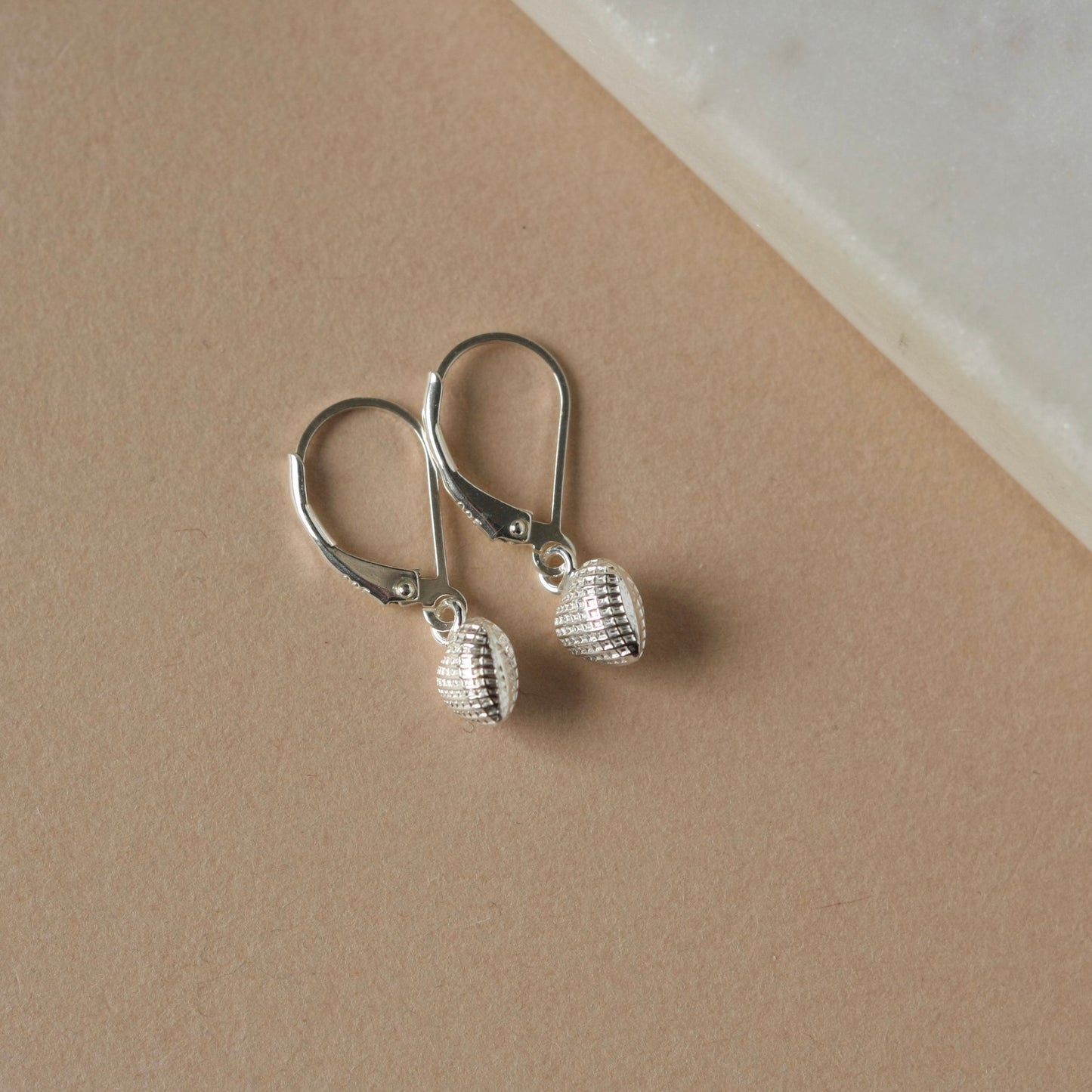 Sterling Silver Heart Dangle Earrings