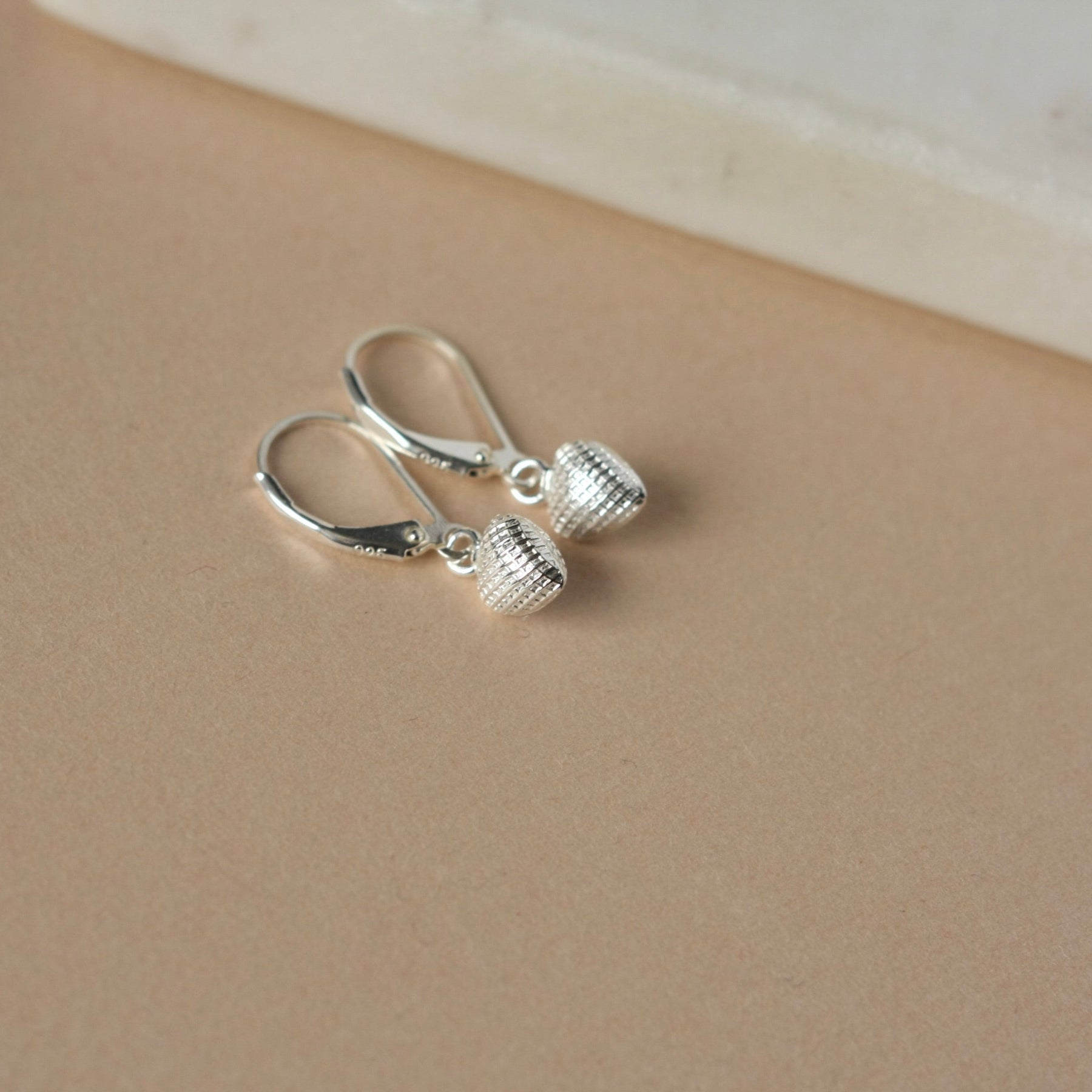 Sterling Silver Heart Dangle Earrings