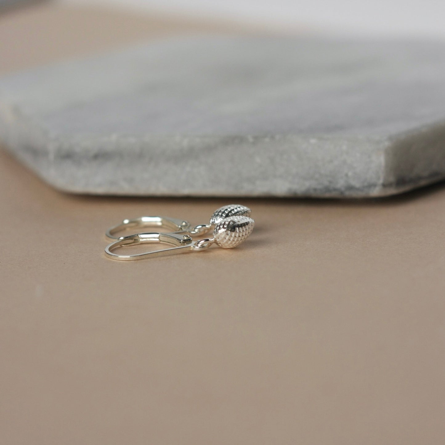 Sterling Silver Heart Dangle Earrings