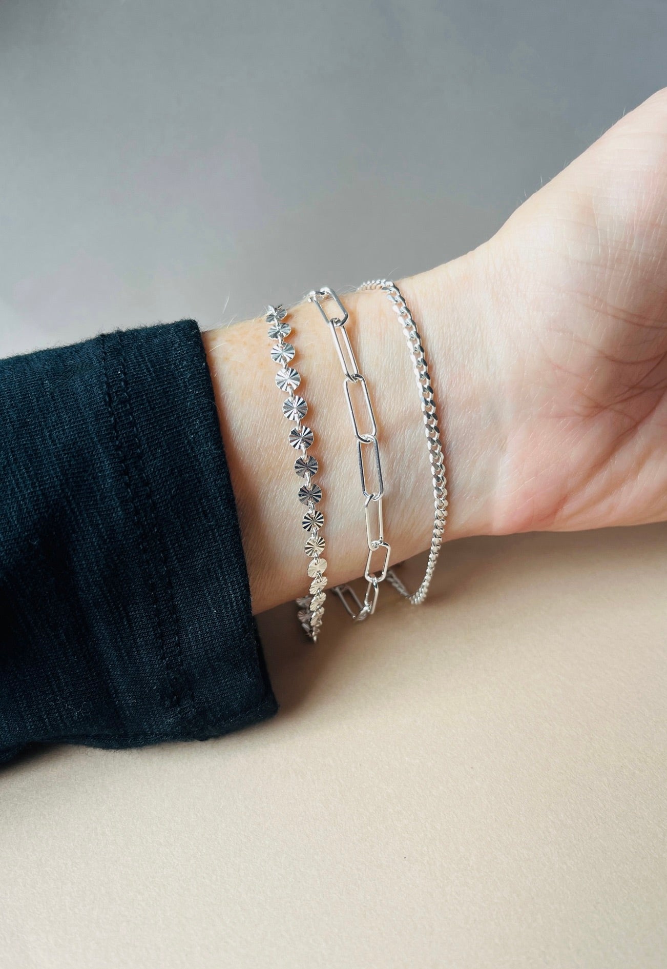 Chunky Paper Clip Chain Bracelet