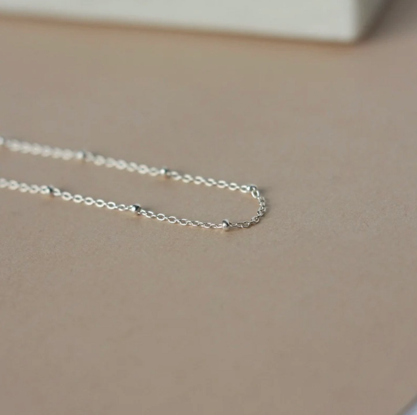 Dainty Sterling Silver Satellite Chain