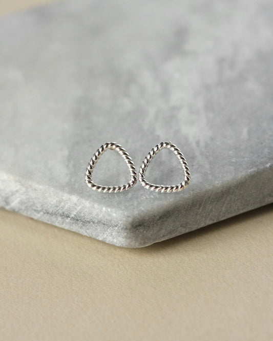 Sterling Silver Geometric Studs