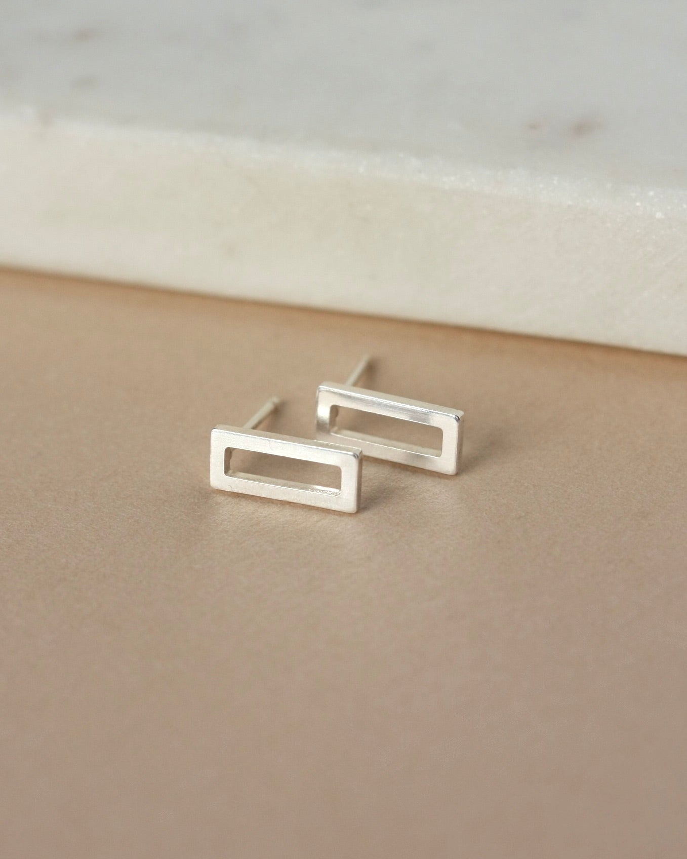 Small Sterling Silver Geometric Studs