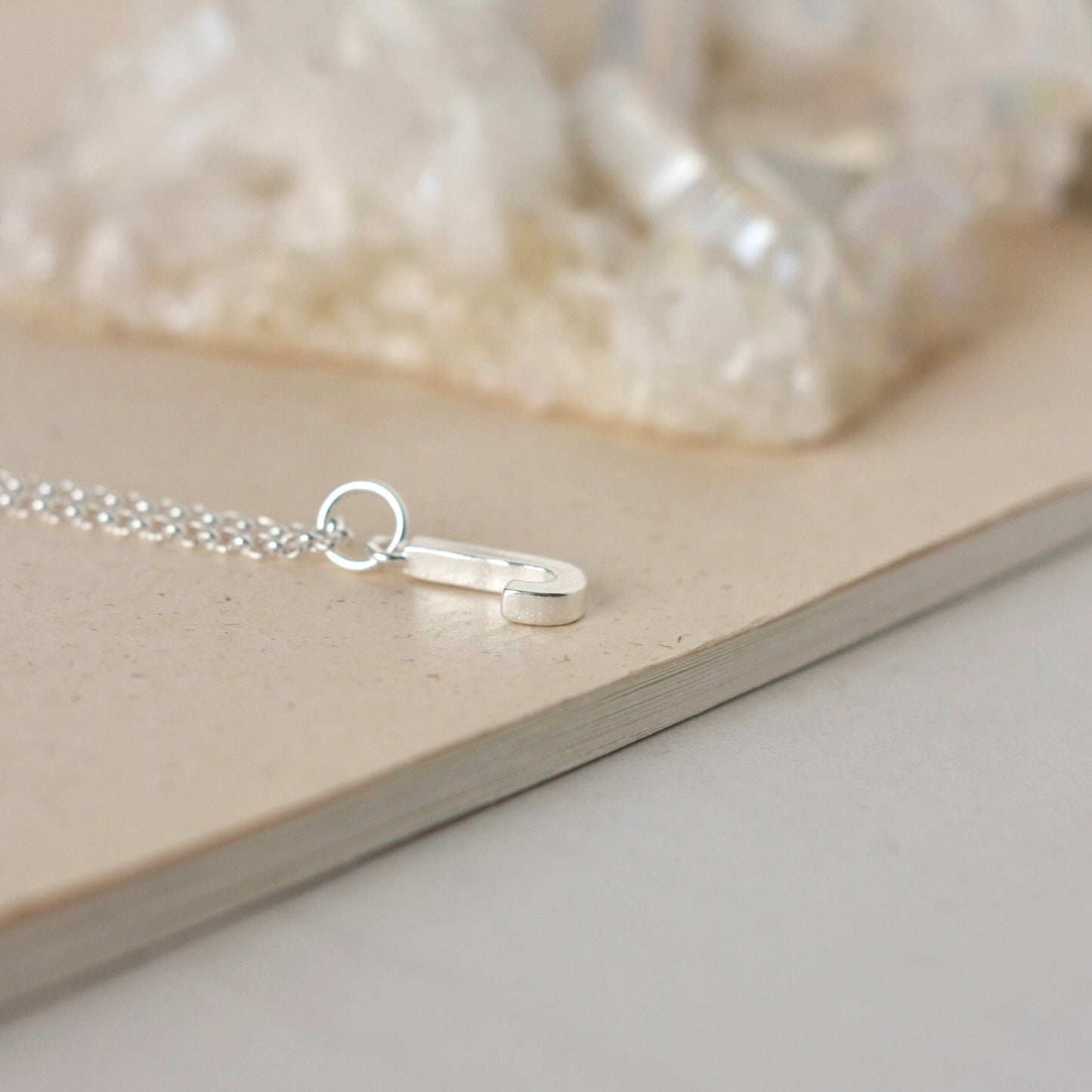 Personalized Sterling Silver Initial Charm Necklace