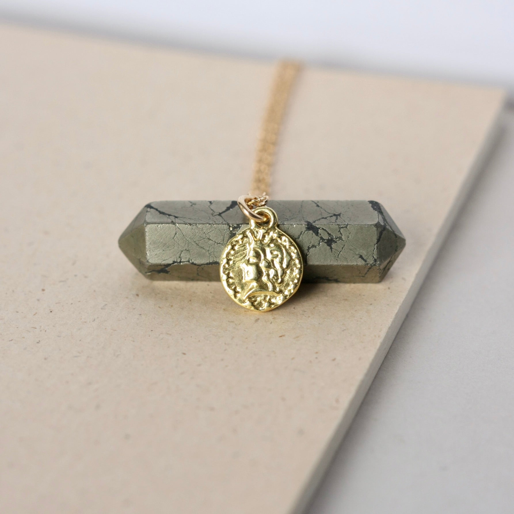 Trendy Minimalist Gold Coin Layering Necklace