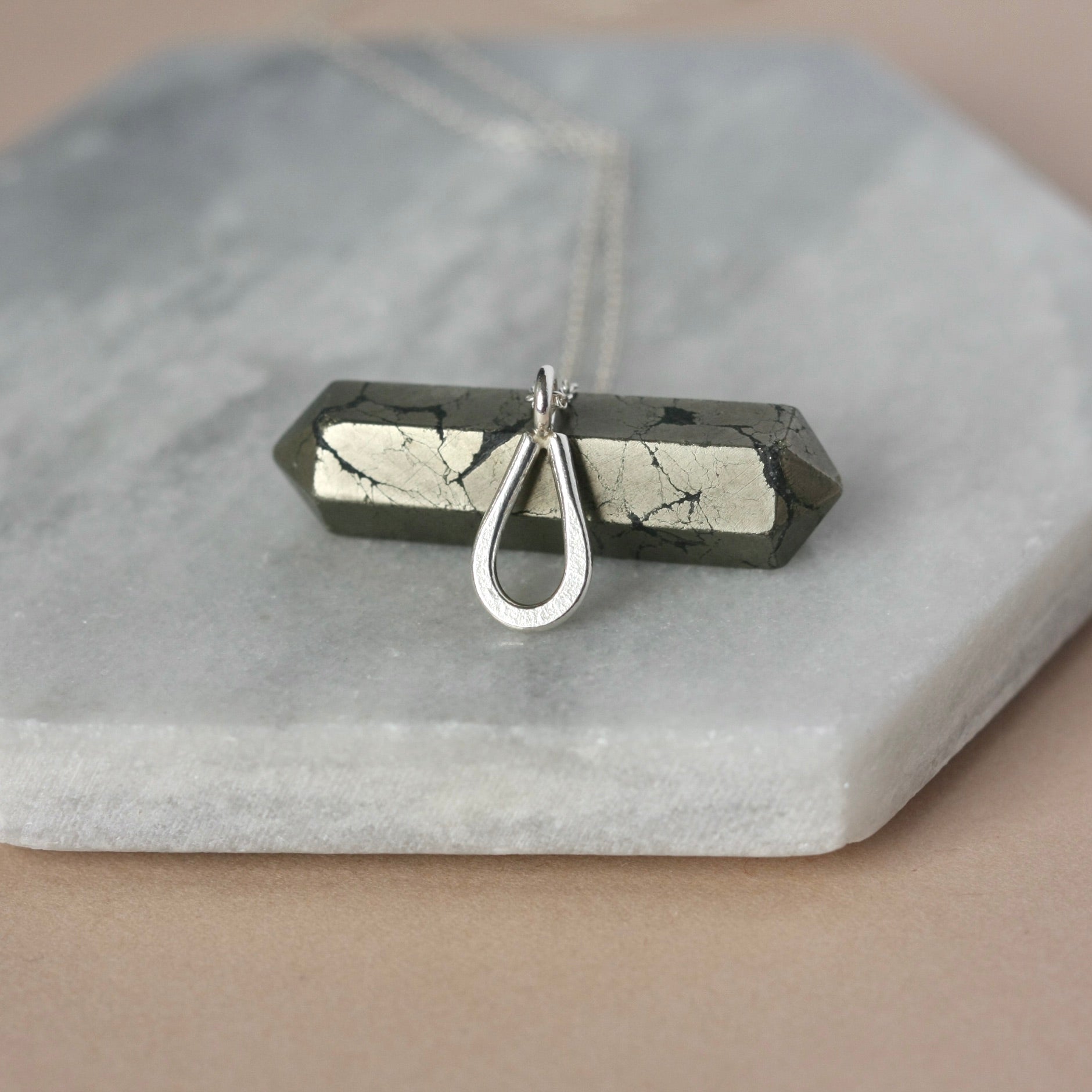Sterling Silver Layering Teardrop Necklace